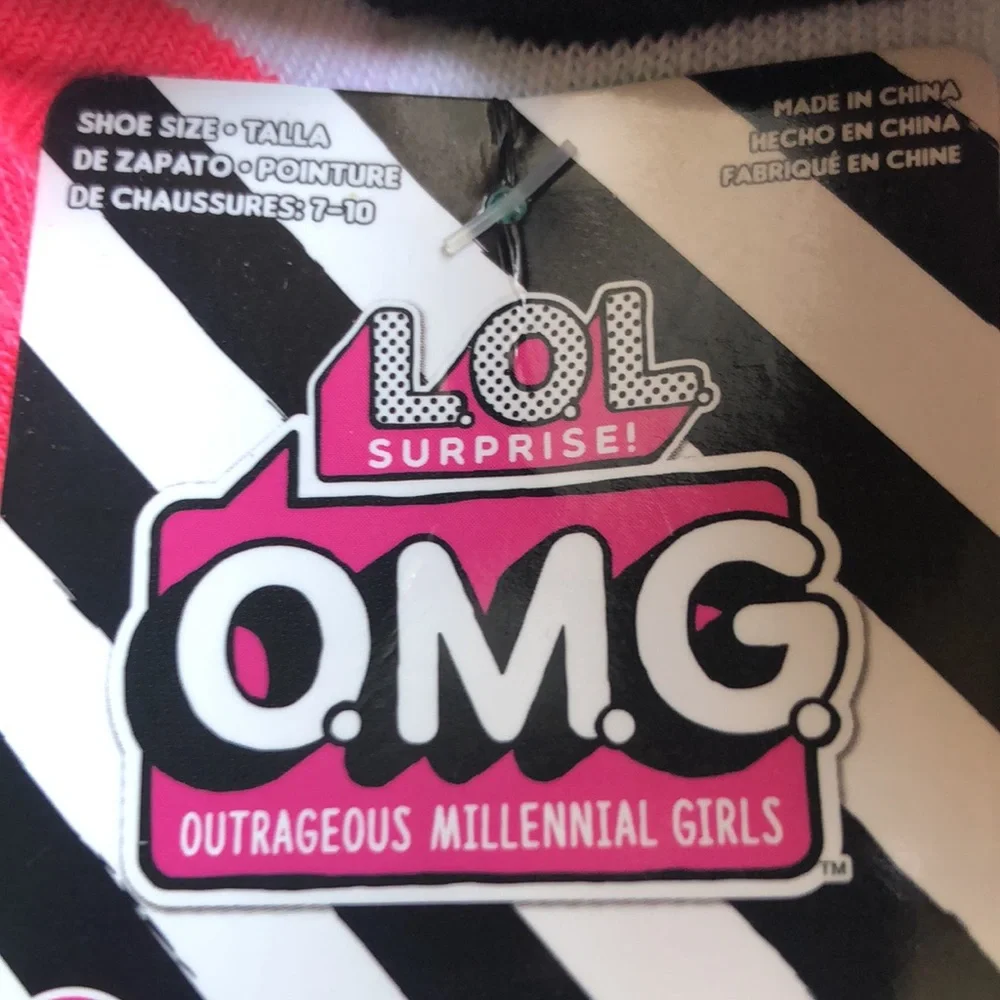 L.O.L. Surprise Girls Toddlers Socks NEW